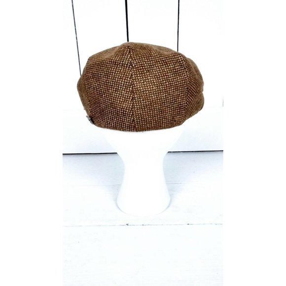 Bailey brown wool newsboy cap / paperboy hat - medium - Picture 6 of 7
